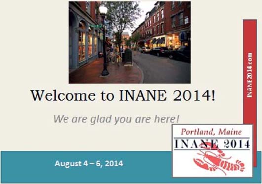 Figure 7.4 – INANE 2014 PowerPoint Template.